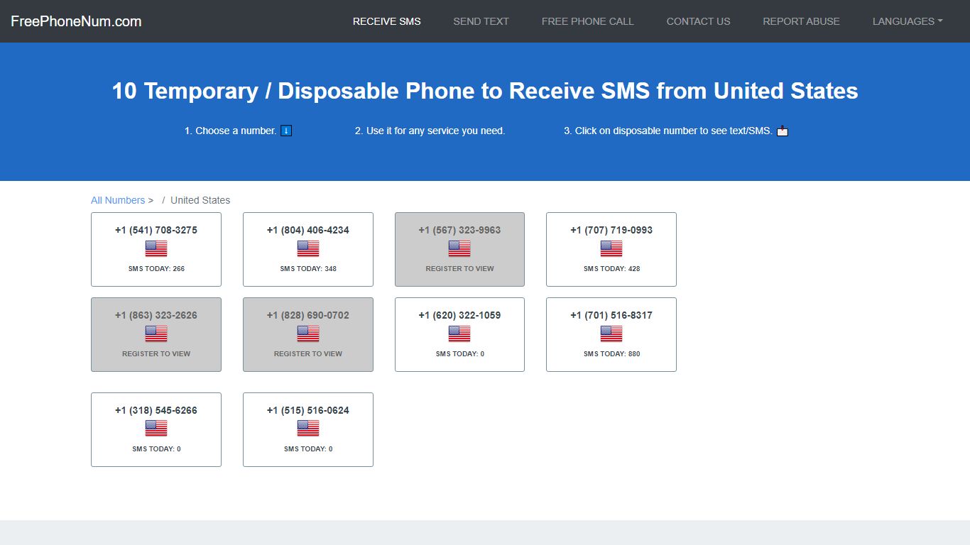 📲 Disposable Number To Receive SMS 2022 United States - Free Phone Num